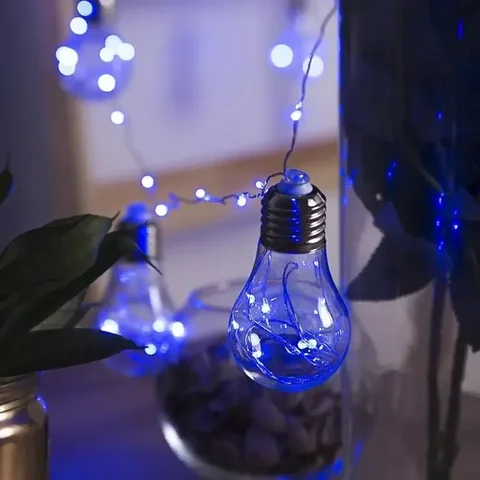 Гірлянда «Лампа Едісона» RD-9009 75 LED, 2,5 м, синій колір світіння