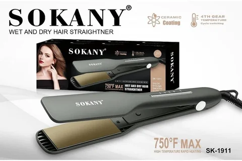 Стайлер для волосся Sokany SK-1911 керамічний, 4 режими, дисплей