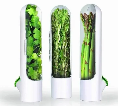 Контейнер для зберігання зелені Herb Saver з водяним резервуаром