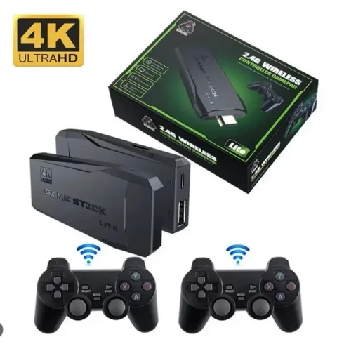 Ігрова приставка M8 Game Stick 64 ГБ з двома бездротовими джойстиками