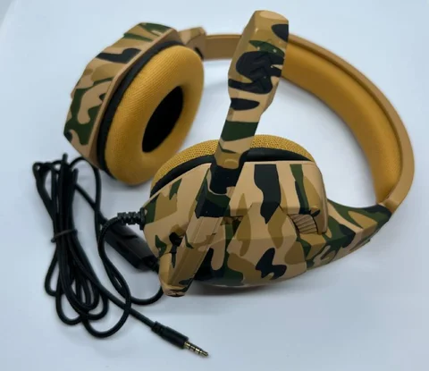 Навушники ігрові Army-98 з мікрофоном, камуфляж, роз’єм 3,5 мм