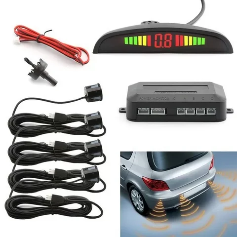 Парктронік на 4 датчики Assistant Parking Sensor 4903 з LED-дисплеєм