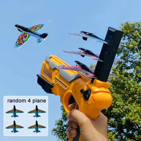 Пістолет-катапульта Air Battle з 4 літачками без батарейок