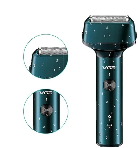 Електробритва VGR V-370 для сухого та вологого гоління з LED-дисплеєм