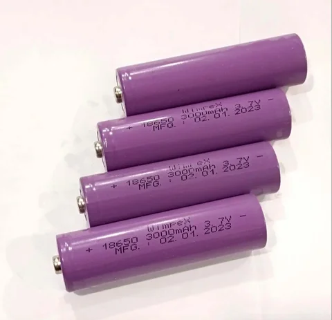 Акумулятор Wimpex 18650 3000 мА·год 3,7 В Li-ion (Purple)