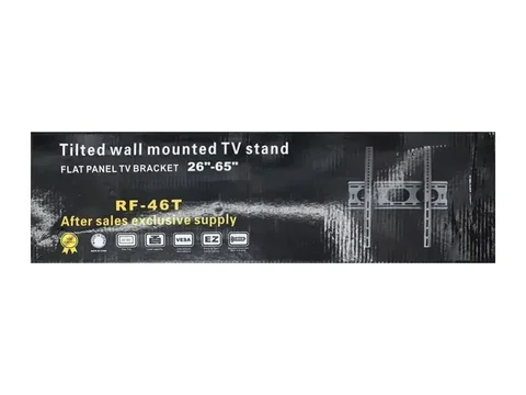 Настінне кріплення для телевізора 26–65″ RF-46T, навантаження до 60 кг