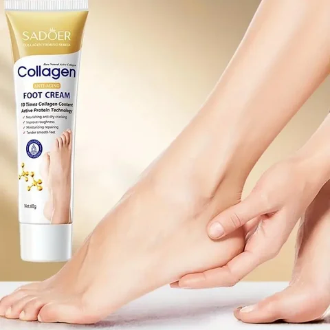 Живильний крем для ніг з колагеном Sadoer Collagen Anti-Aging, 60 г