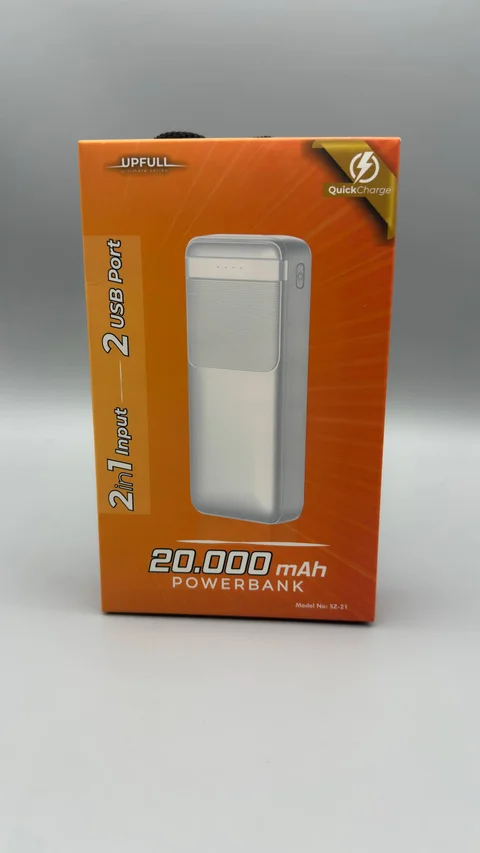 Повербанк UPFULL SZ-21 20000 мА·год з двома USB-виходами
