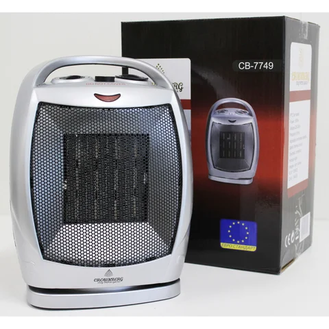 Керамічний тепловентилятор Crownberg CB-7749 750/1500 Вт