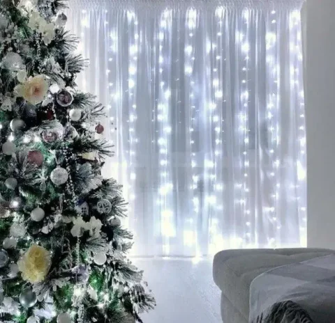 Гірлянда Водоспад RD-081 2 × 2 м, 240 LED, холодний білий