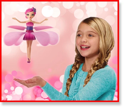 Літаюча лялька-фея Flying Fairy з сенсорним керуванням, висота 20 см