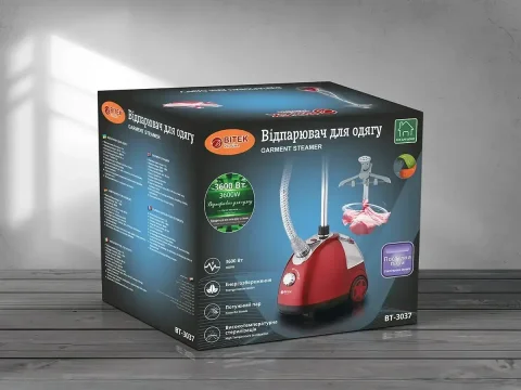 Відпарювач для одягу BITEK BT-3037 3600 Вт з телескопічною стійкою
