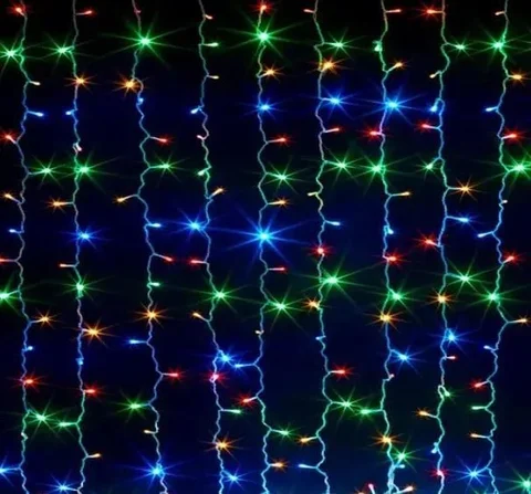 Гірлянда «Водоспад» RD-080 240 LED, 2 × 2 м, мультиколір