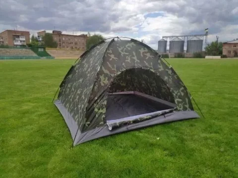 Автоматичний 4-місний намет 200 × 200 × 145 см, камуфляж