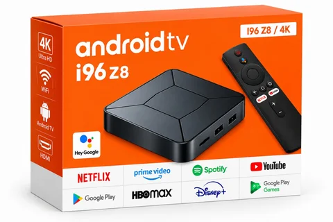 ТВ-приставка I96Z8 Android TV, 2/16 ГБ, Wi-Fi 2,4/5 ГГц