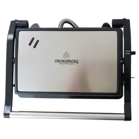 Контактний електрогриль Crownberg CB-1064 750 Вт з антипригарними пластинами