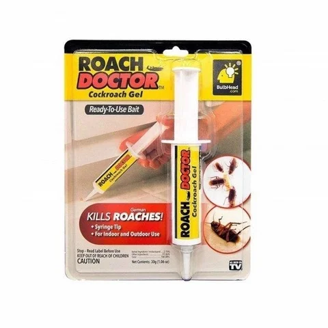 Гель від тарганів і повзучих комах Roach Doctor, шприц 30 г