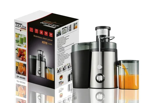 Соковитискач Zepline ZP-00365 2500 Вт з отвором 65 мм і двома швидкостями