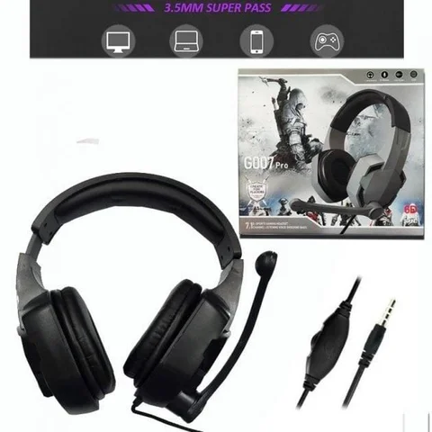 Навушники ігрові ASSASSINS G007 Pro провідні з мікрофоном, USB + 3,5 мм