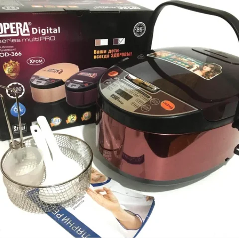 Мультиварка з фритюрницею Opera Digital OD-366 6 л 1500 Вт 16 програм