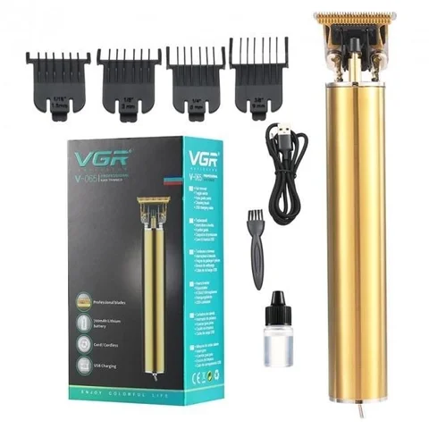 Машинка для стрижки та тример VGR V-065, золотиста, 10 Вт