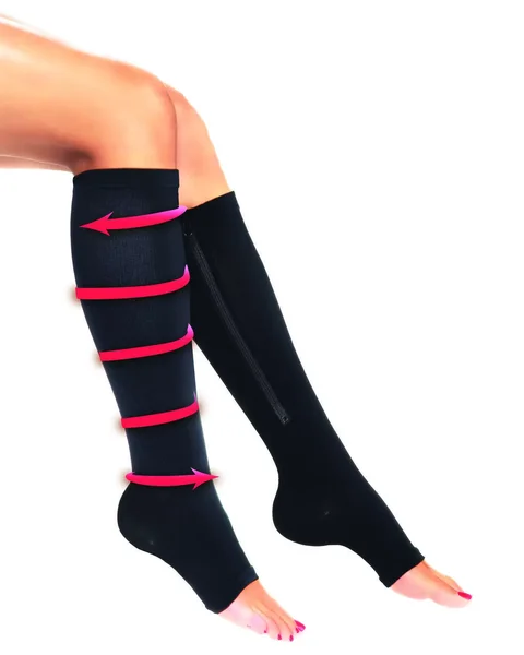 Компресійні гольфи Zip Sox на блискавці, універсальні для чоловіків і жінок