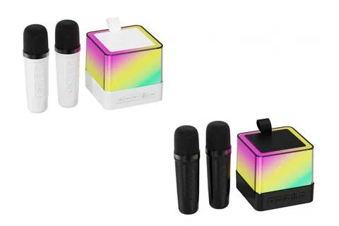 Портативна колонка-караоке K18 Bluetooth 5.1 з мікрофоном і RGB-підсвічуванням