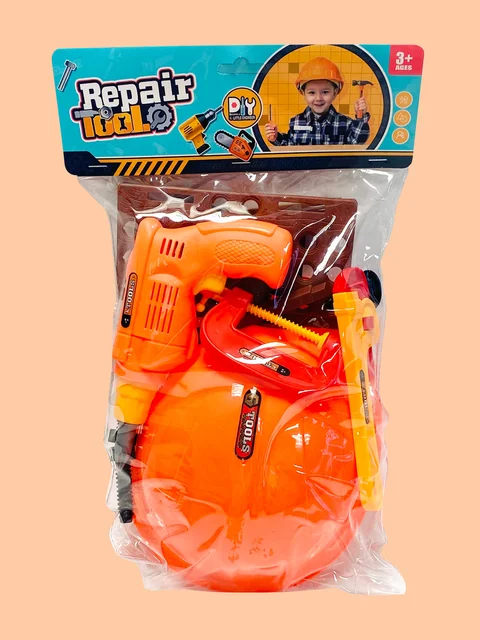 Дитячий набір інструментів Repair Tool 333H-6 з каскою, у пакеті