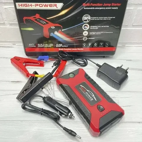 Пуско-зарядний пристрій для авто Jump Starter 29B 12 В, 300/600 А з ліхтарем