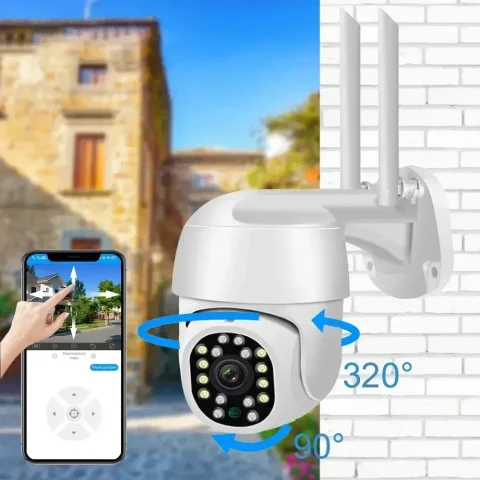 Wi-Fi камера відеоспостереження HX A 1536C 5 Мп з датчиком руху