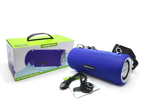 Портативна Bluetooth-колонка HOPESTAR H39 10 Вт IPX5 з LED-підсвічуванням